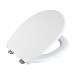 Tapa para inodoro WC de duroplast blanca Vorno Neo