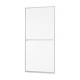 Mosquitera para puerta abatible de aluminio/fibra de vidrio 100x210cm