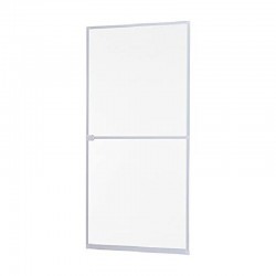 Mosquitera para puerta abatible de aluminio/fibra de vidrio 100x210cm