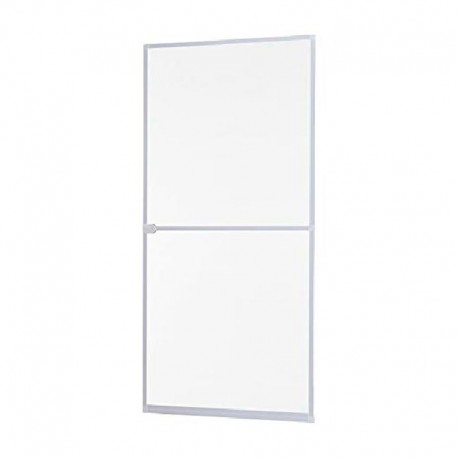Mosquitera para puerta abatible de aluminio/fibra de vidrio 100x210cm