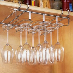 Colgador de copas cromo armario cocina