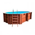 Piscina ovalada de madera Grenade Sunbay Gre