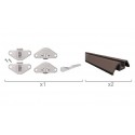 KIT PUERTA ARMARIO 2MT SOBREPON. 12KG