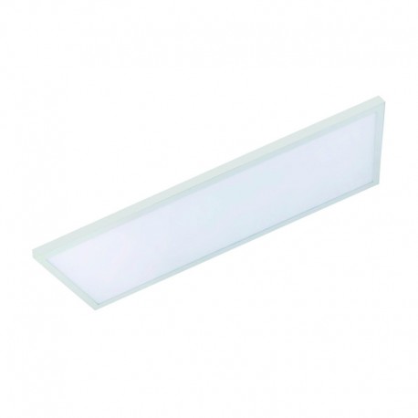 Pantalla LED rectangular blanca 6000K 60W 120x30cm