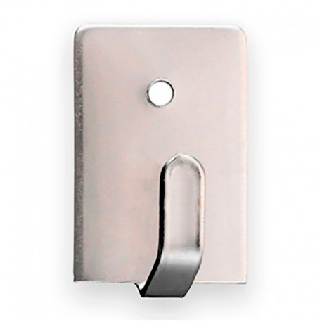 Colgador adhesivo de acero inoxidable 4uds.