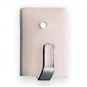 Colgador adhesivo de acero inoxidable 4uds.