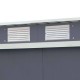 Cobertizo de metal gris Buckingham 201x121x176cm 2,43m2