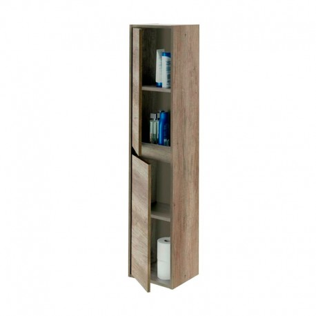 Columna de baño suspendida roble Dakota 2 puertas