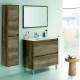 Columna de baño suspendida roble Dakota 2 puertas