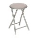 Taburte plegable de cocina taupe