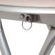 Taburte plegable de cocina taupe