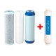 Pack de 3 filtros + postfiltro osmosis
