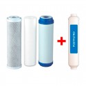 Pack de 3 filtros + postfiltro osmosis