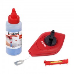 Set cordel + nivel + polvo 115gr
