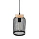 Lámpara colgante de metal rejilla 15cm 40W E27