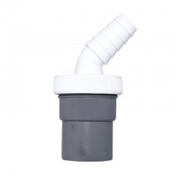 Desagüe de PVC gris 40mm para lavadora