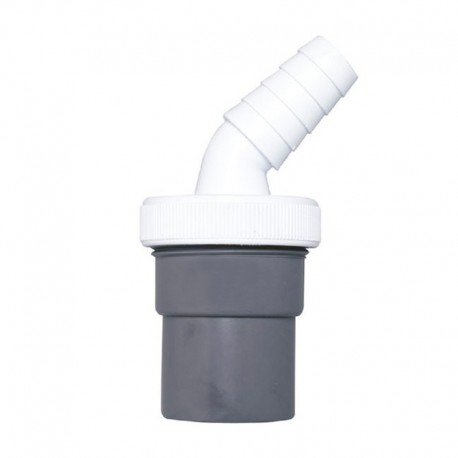 Desagüe de PVC gris 40mm para lavadora