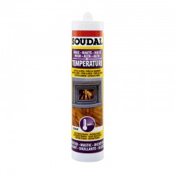 Masilla refractaria antracita cartucho 300ml