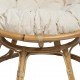 Sillón Papasán ratán natural