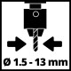 Taladro de columna 350W TC-BD 350 Einhell