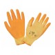 Guantes de látex anticorte naranja