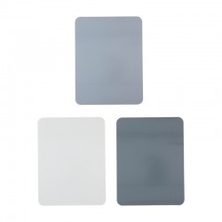 Tabla de cortar de plástico para cocina 29x38cm 3 uds.