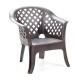 Sillón Lario antracita de jardín