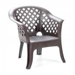 Sillón Lario antracita de jardín