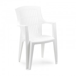 Silla apilable efecto ratán Arpa