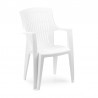 Silla apilable efecto ratán Arpa