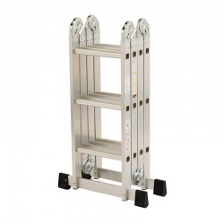 Escalera multiposiciones de aluminio 4x3