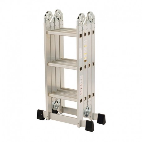 Escalera multiposiciones de aluminio 4x3