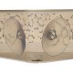 Cestillo rinconera de plástico con ventosas 23,5x16,2x8,4cm