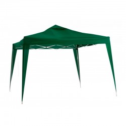 Gazebo plegable verde 3x3m