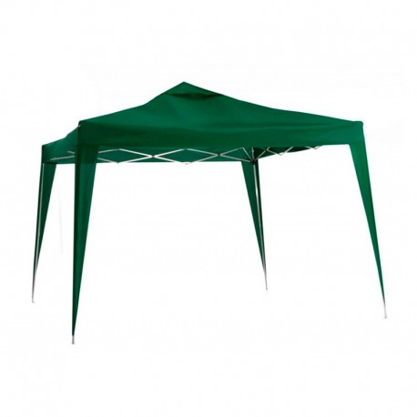 Gazebo plegable verde 3x3m