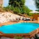 Piscina ovalada de madera Avocado Sunbay Gre