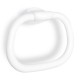 Anilla toallero de PVC blanco Olympia