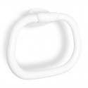 Anilla toallero de PVC blanco Olympia