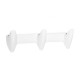 Percha triple PVC blanco Olympia Tatay