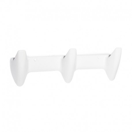 Percha triple PVC blanco Olympia Tatay