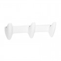 Percha triple PVC blanco Olympia Tatay