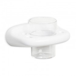 Portacepillos PVC blanco Olympia Tatay