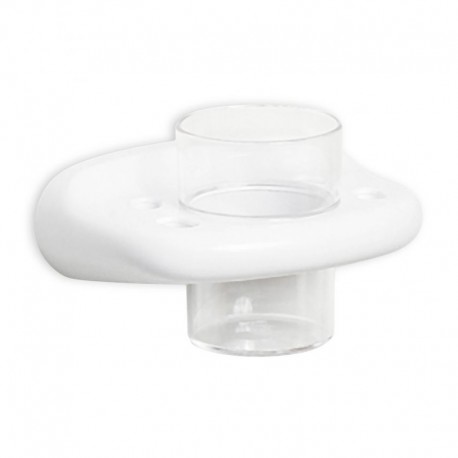 Portacepillos PVC blanco Olympia Tatay