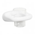 Portacepillos PVC blanco Olympia Tatay