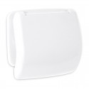 Portarrollos PVC blanco c/tapa Olympia
