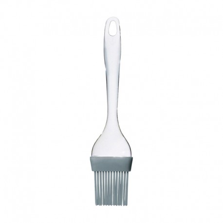 Pincel de silicona gris transparente