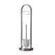 Portarrollos escobillero inox 19x19x64cm