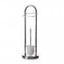 Portarrollos escobillero inox 19x19x64cm
