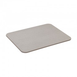 Alfombra de baño de diatomita gris 45x35cm