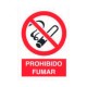 Cartel de Prohibido Fumar A4
